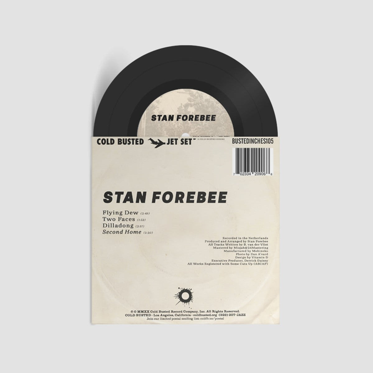 Stan Forebee - Second Home EP (7" Vinyl - Black)